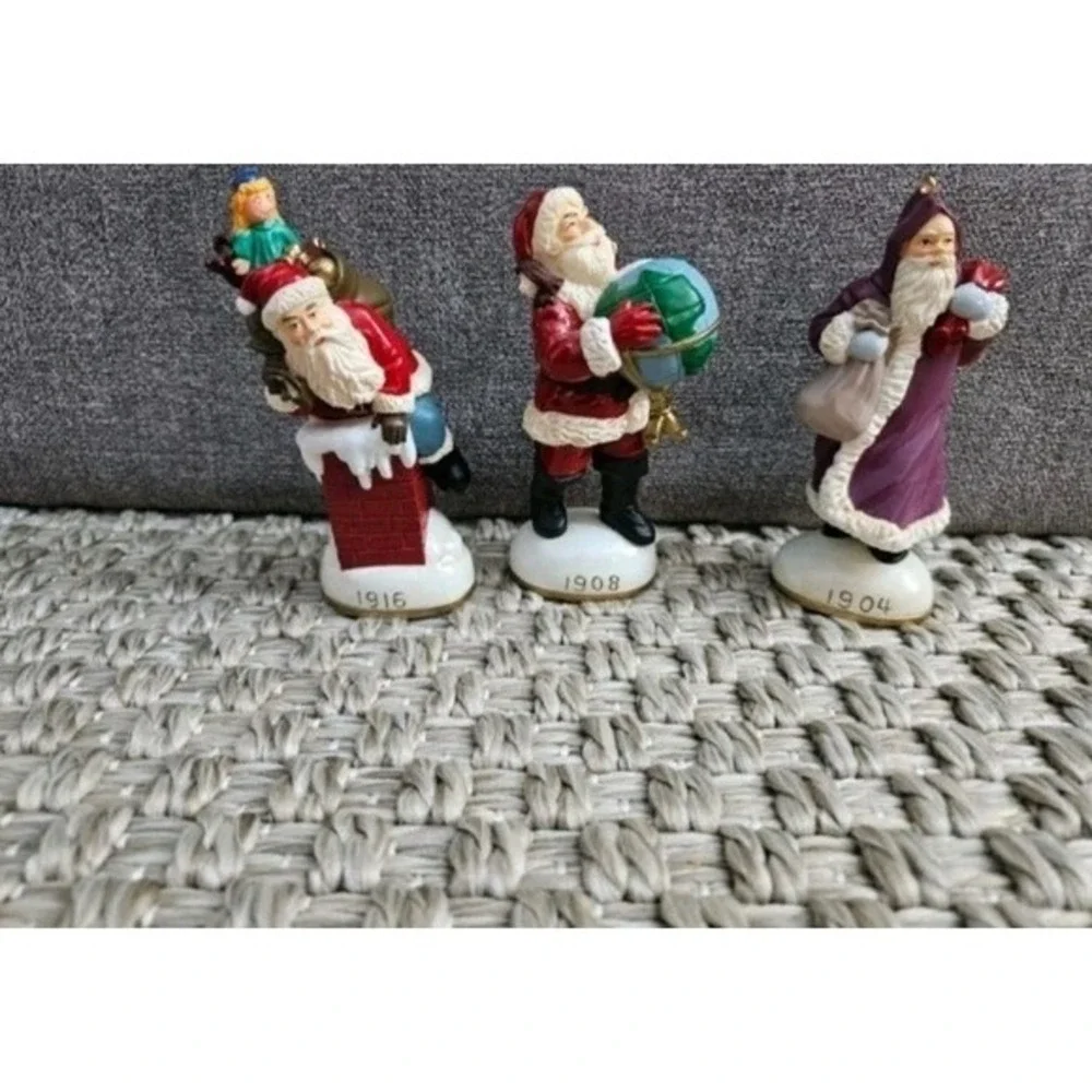 Vintage Santa Thru The‎ Ages Decor Figurines